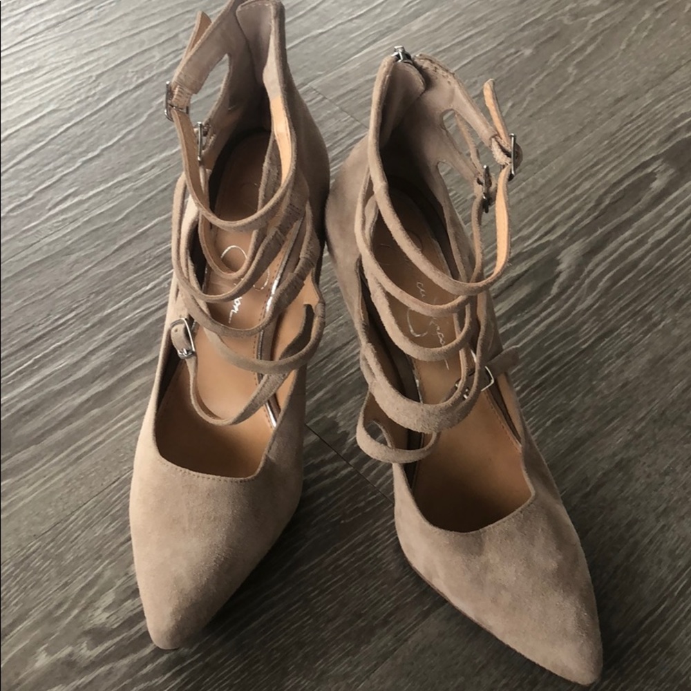 Strappy Jessica Simpson heels